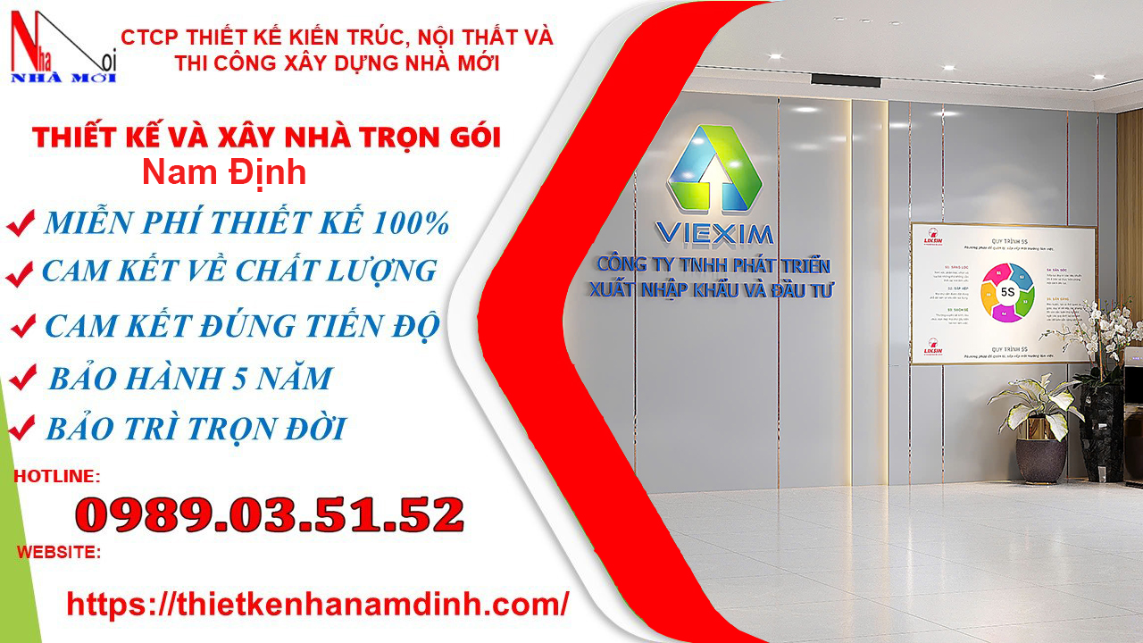 Thiết kế sảnh văn phòng công ty VIEXIM tại Hà Nội