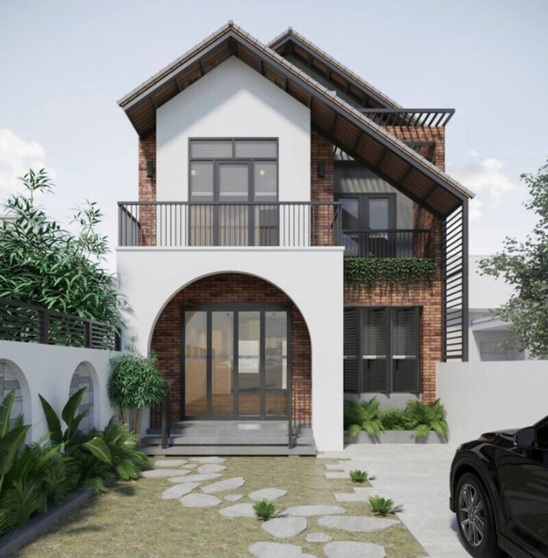 Thi công biệt thự 2 tầng trọn gói tại Tp. Phủ Lý, Hà Nam