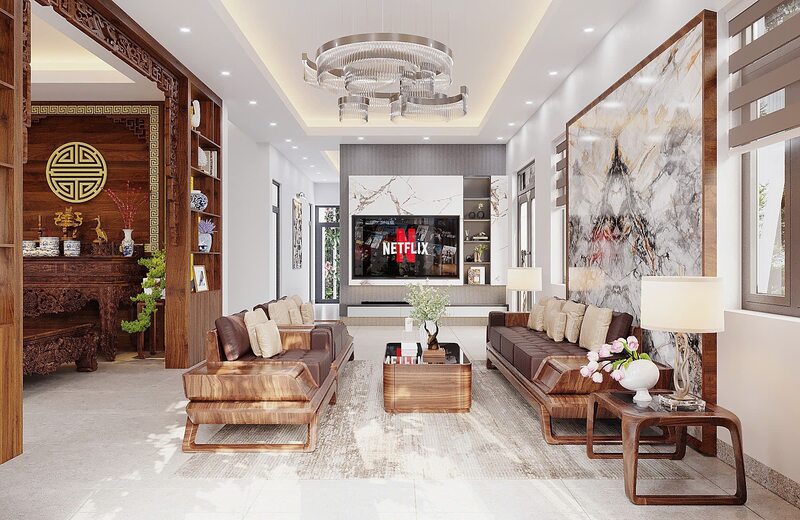 Dự án thiết kế nội thất nhà anh Tưởng & chị Phượng tại Bắc Ninh