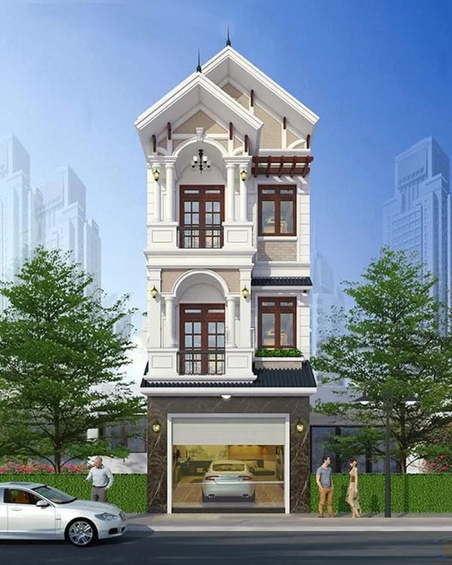 Thi công nhà ống 3 tầng cổ điển trọn gói tại Lê Hồng Phong, Phủ Lý, Hà Nam