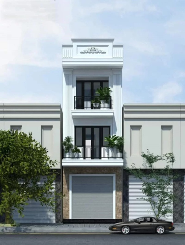 Thi công nhà ống 3 tầng cổ điển trọn gói tại Ninh Bình