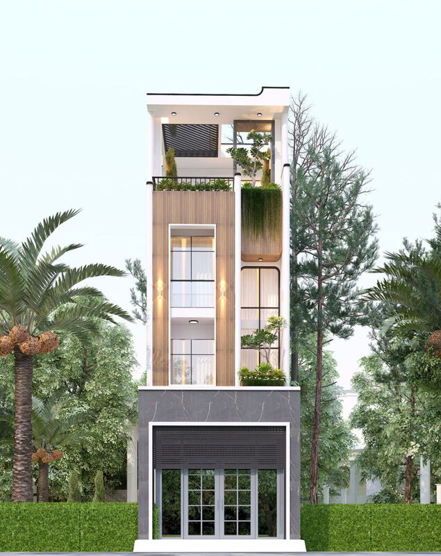 Thi công nhà ống 4 tầng hiện đại trọn gói tại Ninh Bình