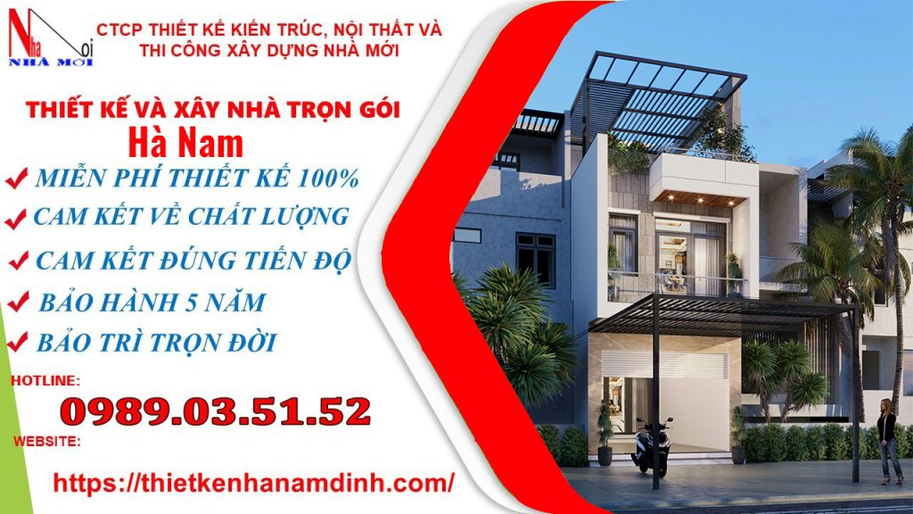 Xây nhà trọn gói tại Hà Nam_ nhà ống 2 tầng