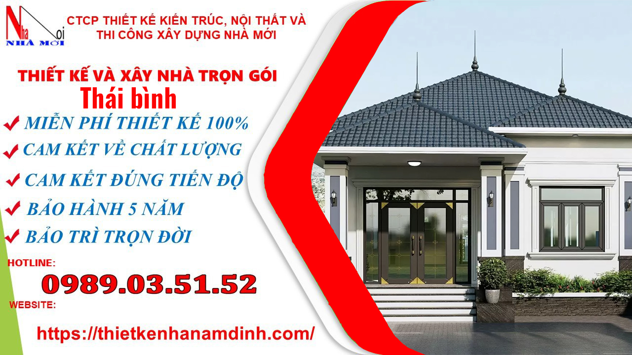 Xây nhà trọn gói tại Thái Bình