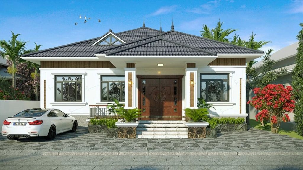 mẫu biệt thự 1 tầng hiện đại đáng xây nhất hiện nay