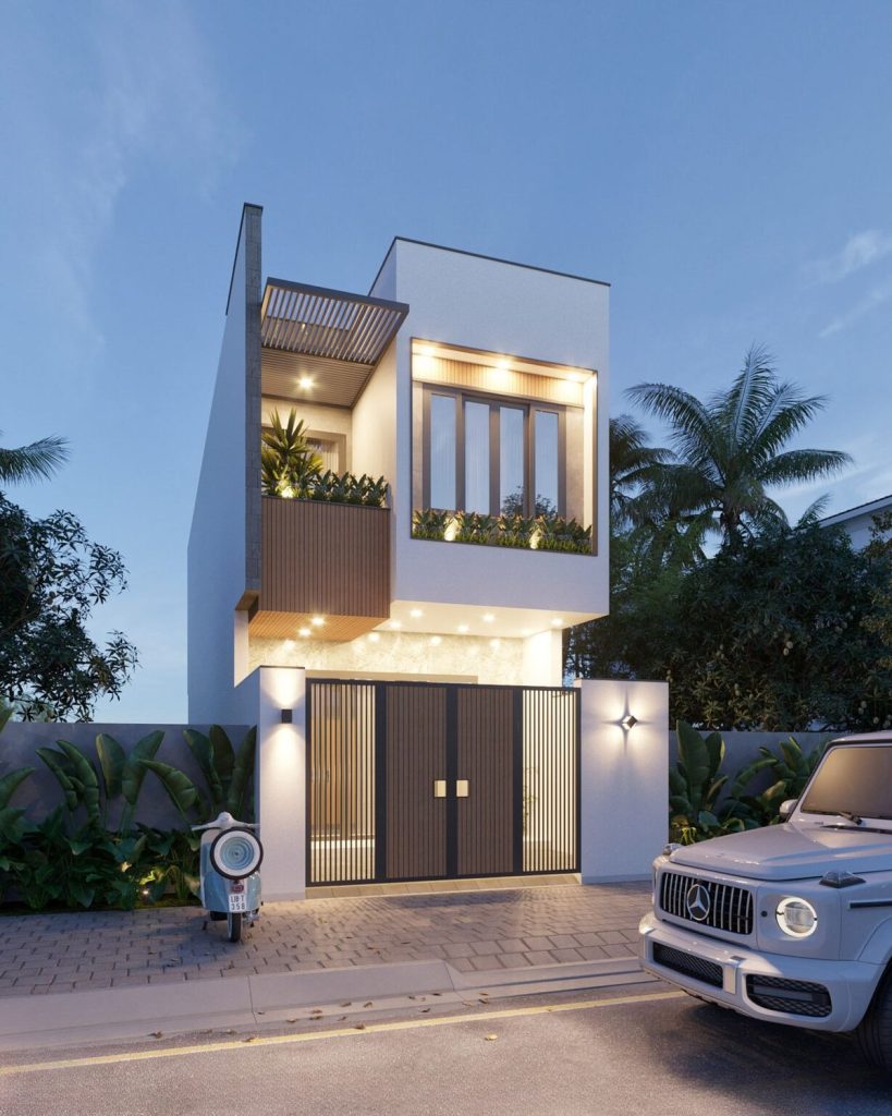 Nhà ống 2 tầng thiết kế mở, hài hòa giữa thẩm mỹ và công năng