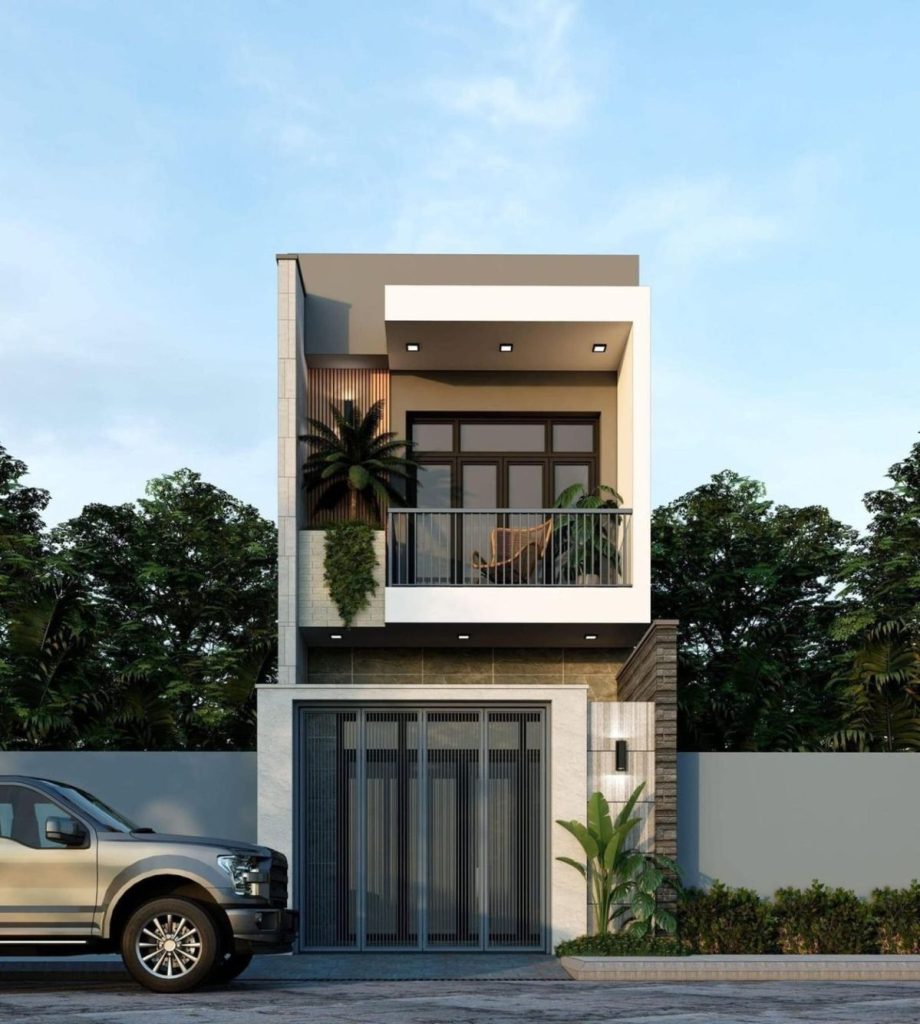 Mẫu nhà ống 2 tầng đẹp, giải pháp tiết kiệm chi phí xây dựng