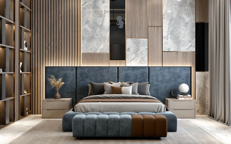 Thiết kế phòng ngủ hiện đại sang trọng, chuẩn xu hướng mới (Nguồn: Tham khảo)