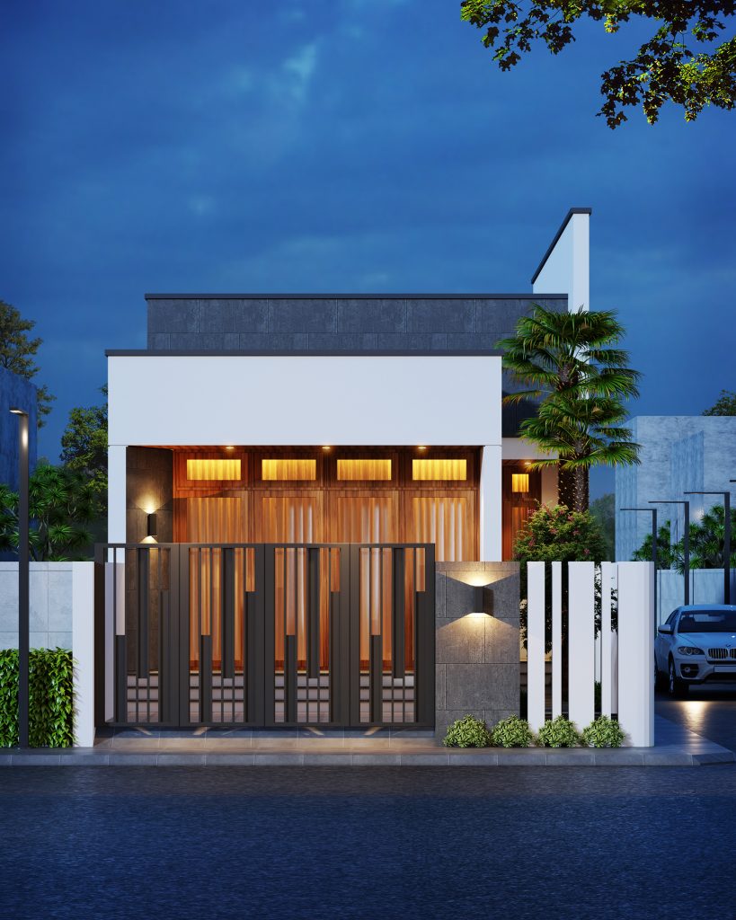 Mẫu nhà ống 1 tầng đẹp, tối ưu không gian sống (nguồn: internet)